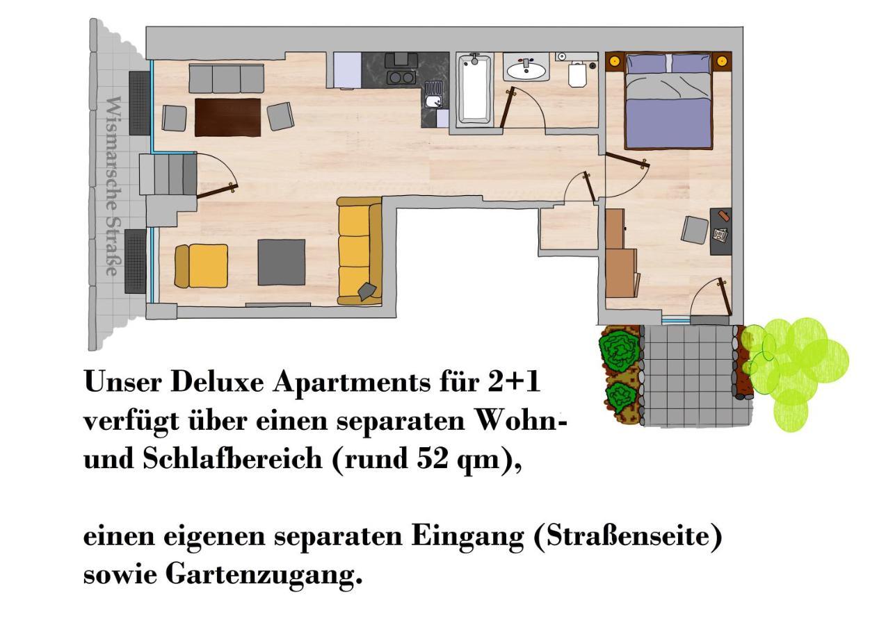 Apartments Zur Alten Konditorei Schwerin  Esterno foto